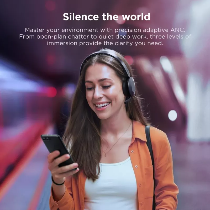 Lenovo 4XD1T60925 cuffie/headset wireless con archetto ufficio/call center USB Type-C Bluetooth grigio