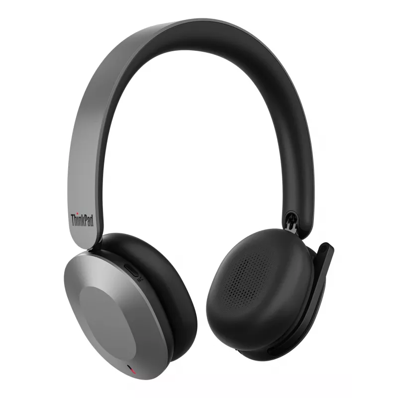 Lenovo 4XD1T60925 cuffie/headset wireless con archetto ufficio/call center USB Type-C Bluetooth grigio
