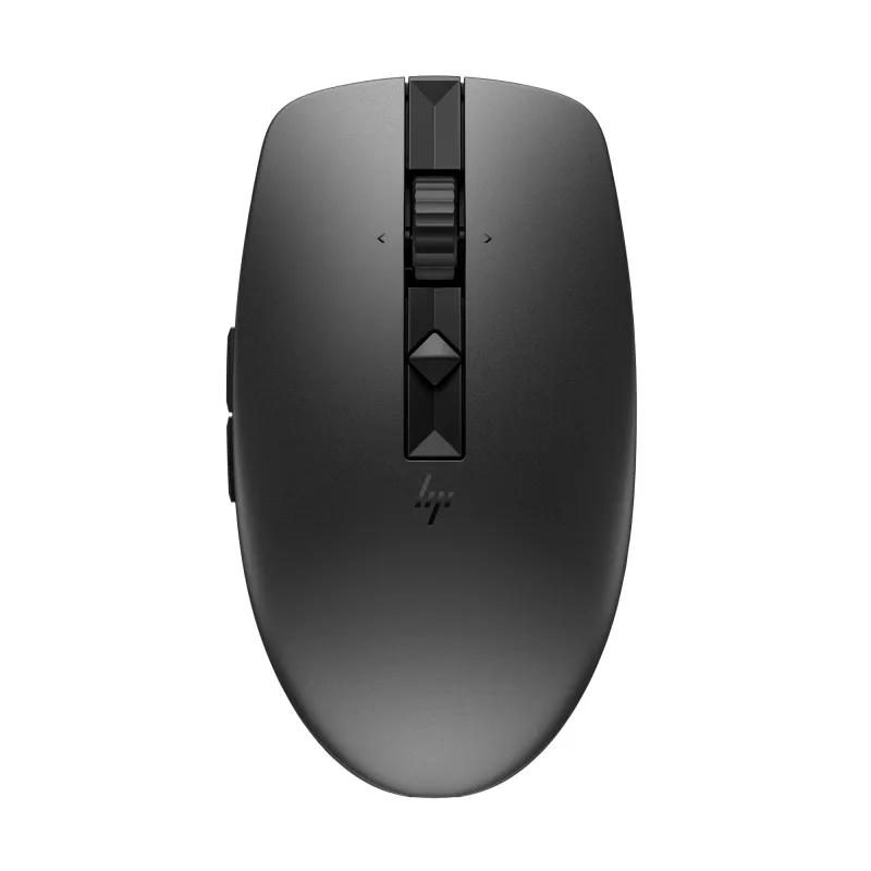 HP 715 mouse multi-dispositivo ricaricabile, ambidestro, RF Wireless + Bluetooth, 3000 DPI, nero