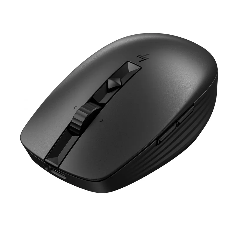 HP 715 mouse multi-dispositivo ricaricabile, ambidestro, RF Wireless + Bluetooth, 3000 DPI, nero