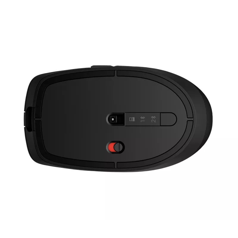 HP 715 mouse multi-dispositivo ricaricabile, ambidestro, RF Wireless + Bluetooth, 3000 DPI, nero