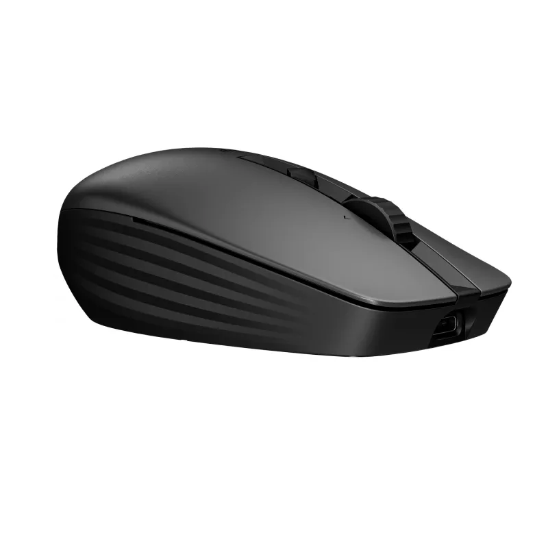 HP 715 mouse multi-dispositivo ricaricabile, ambidestro, RF Wireless + Bluetooth, 3000 DPI, nero