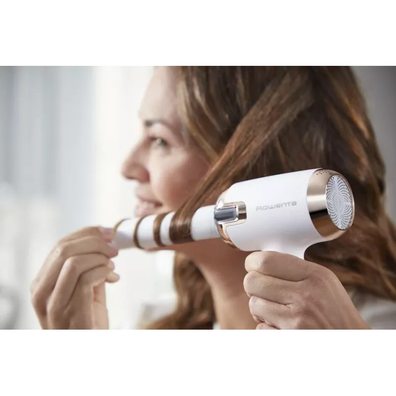 Rowenta Ultimate Experience Air Care CF 4310 arricciacapelli, bianco / rame