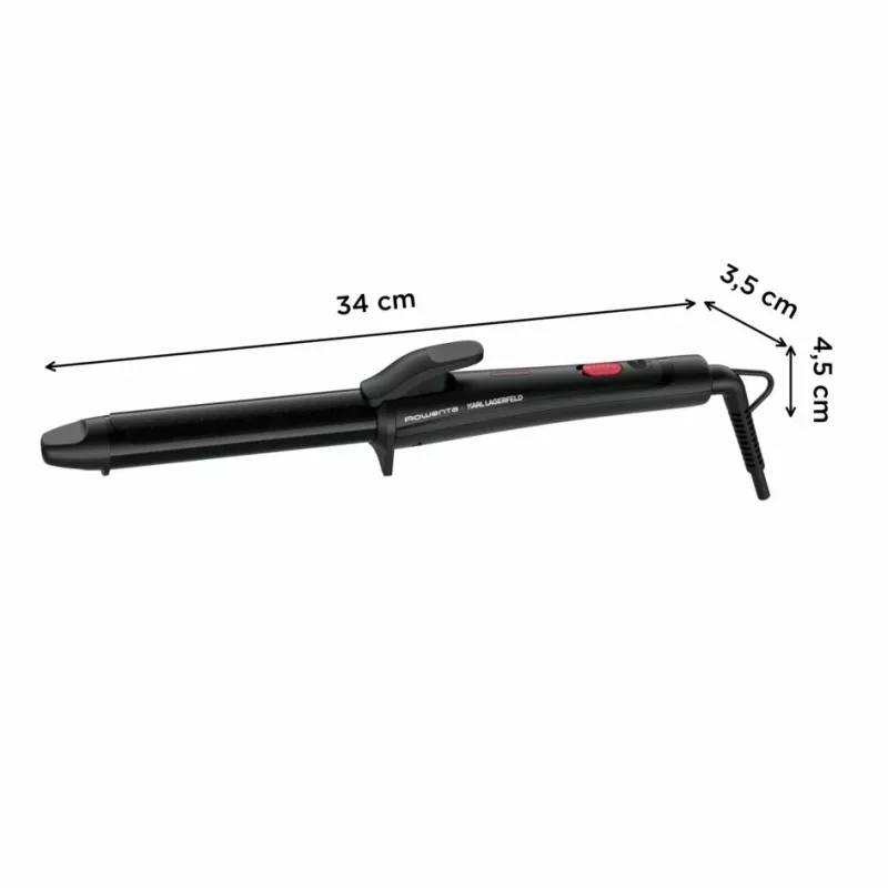 Rowenta X KARL LAGERFELD CF321L arricciacapelli nero caldo, rosso 47 W 1,8 m