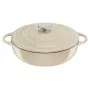 Tefal padella in ghisa da portata LOV E25972, rotonda 3,8 L, 28 cm, beige