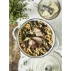 Tefal padella in ghisa da portata LOV E25972, rotonda 3,8 L, 28 cm, beige