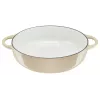 Tefal padella in ghisa da portata LOV E25972, rotonda 3,8 L, 28 cm, beige