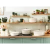 Tefal padella in ghisa da portata LOV E25972, rotonda 3,8 L, 28 cm, beige