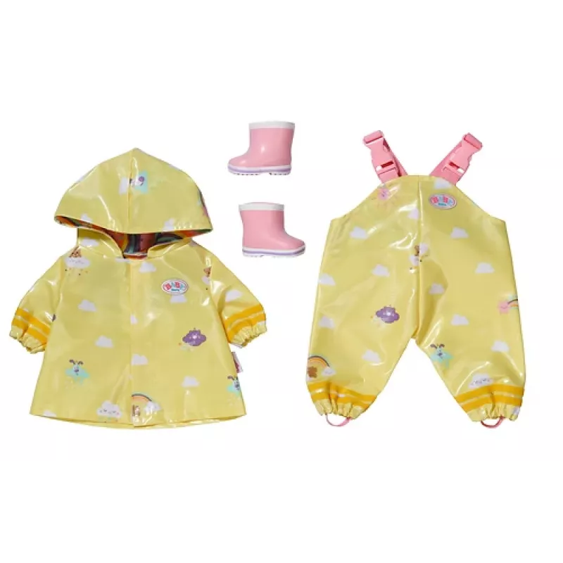 BABY born Regenoutfit 43cm, set impermeabile per bambola, 3 anni