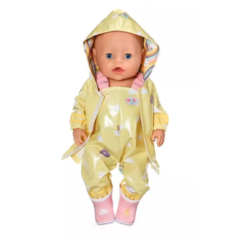 BABY born Regenoutfit 43cm, set impermeabile per bambola, 3 anni