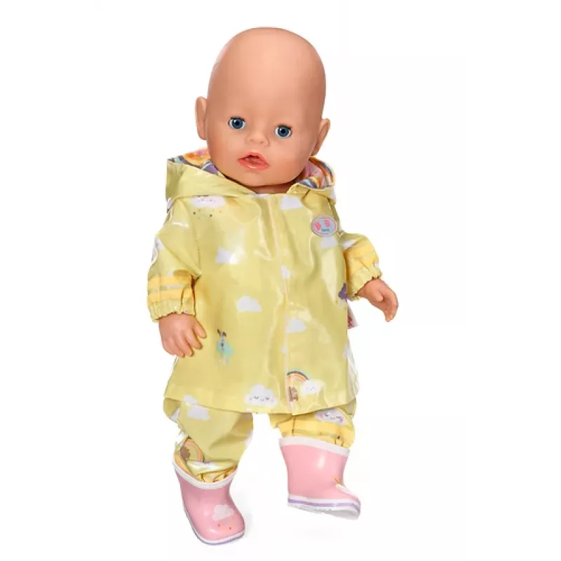 BABY born Regenoutfit 43cm, set impermeabile per bambola, 3 anni
