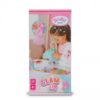 BABY born @ Glam Up Sparkle, bambola, femmina, da 4 anni, bambino/bambina, 430 mm, multicolore