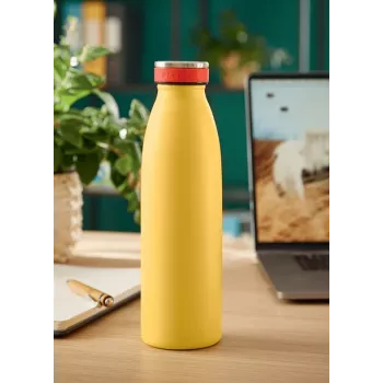 Leitz Cosy borraccia termica 500 ml, giallo, acciaio inox, 68 mm, 68 mm, 235 mm, 280 g