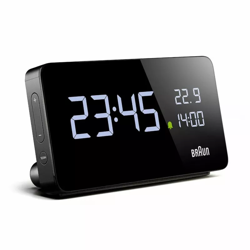 Braun BC20BEU orologio da parete/da tavolo orologio digitale rettangolare nero