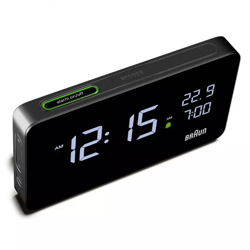 Braun BC20BEU orologio da parete/da tavolo orologio digitale rettangolare nero