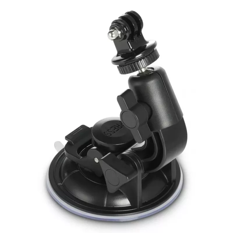 HAMA supporto a ventosa per action cam universale treppiede auto 3D Ø90 mm, carico max 0,3 kg, altezza 5–11 cm