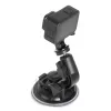 HAMA supporto a ventosa per action cam universale treppiede auto 3D Ø90 mm, carico max 0,3 kg, altezza 5–11 cm