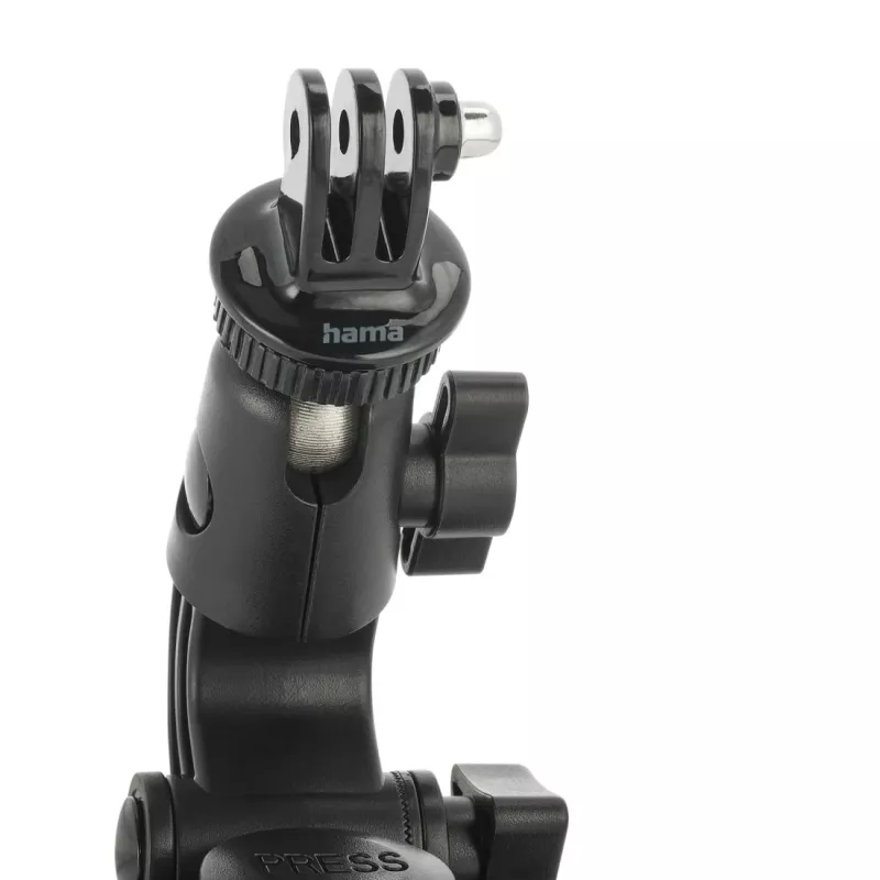 HAMA supporto a ventosa per action cam universale treppiede auto 3D Ø90 mm, carico max 0,3 kg, altezza 5–11 cm