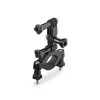 HAMA supporto passivo per action camera — grande, nero, per biciclette e outdoor (adatto per tubi 2,5–6,2 cm)