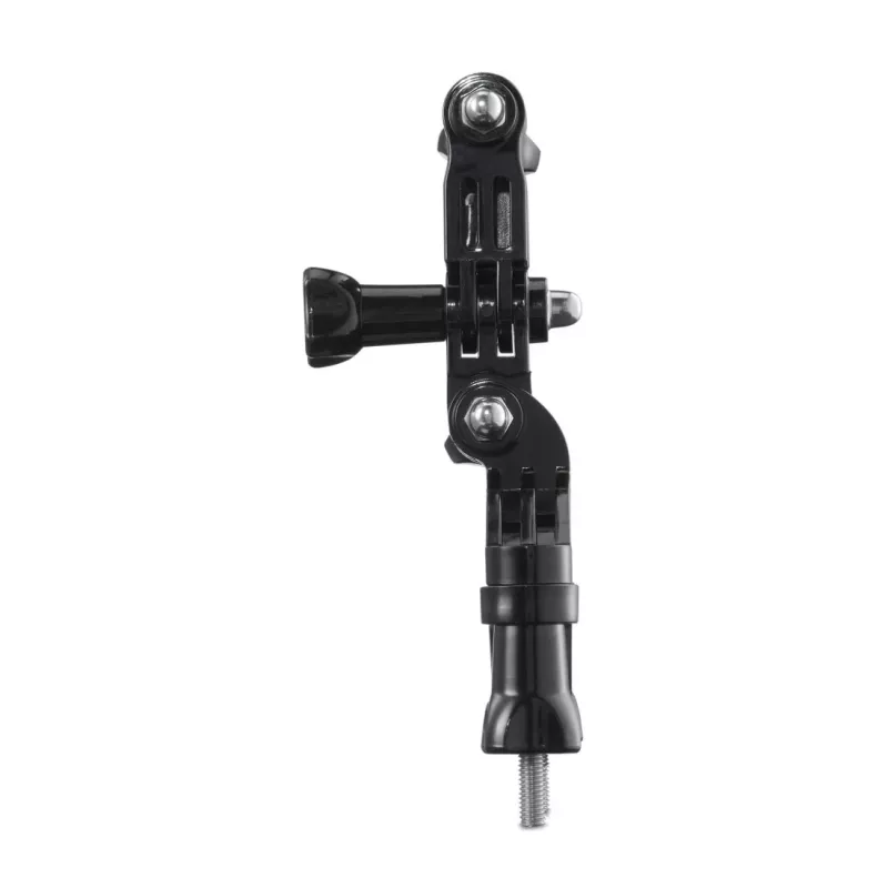 HAMA supporto passivo per action camera — grande, nero, per biciclette e outdoor (adatto per tubi 2,5–6,2 cm)