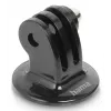 Adattatore treppiede per action cam HAMA modello 00004565, filettatura 1/4 inch, nero