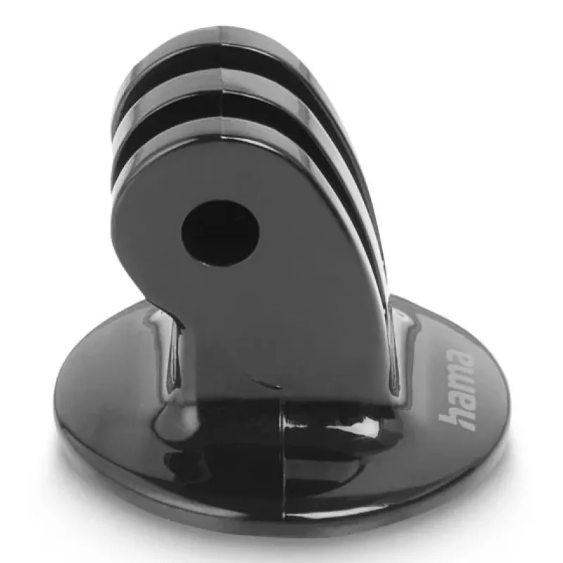 Adattatore treppiede per action cam HAMA modello 00004565, filettatura 1/4 inch, nero