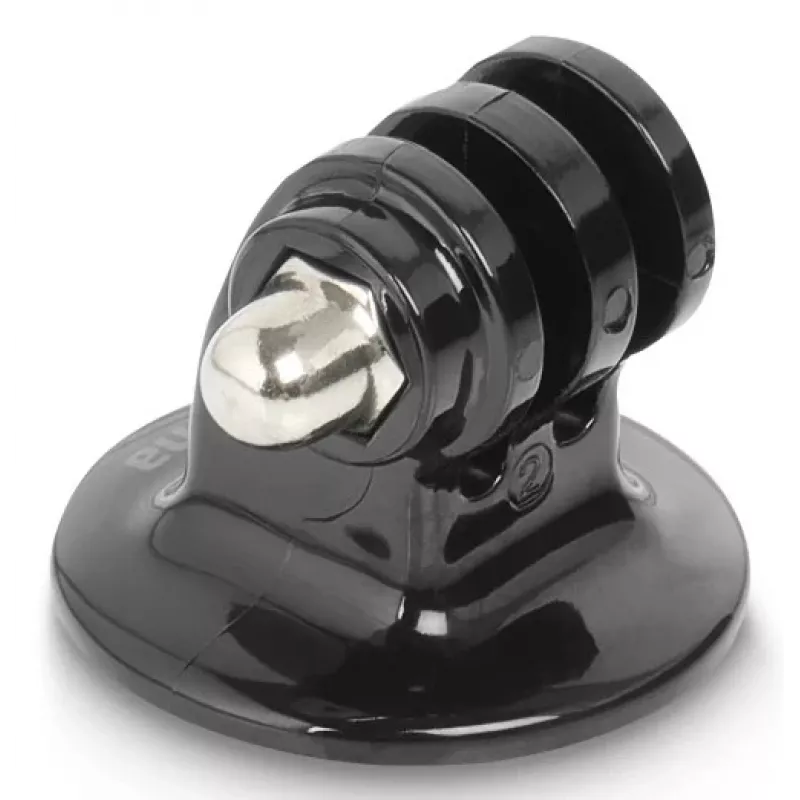 Adattatore treppiede per action cam HAMA modello 00004565, filettatura 1/4 inch, nero