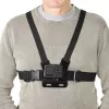 Cinghia pettorale per fotocamera HAMA 00004567 per action cam (compatibile GoPro), nero, supporto pettorale regolabile