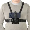 Cinghia pettorale per fotocamera HAMA 00004567 per action cam (compatibile GoPro), nero, supporto pettorale regolabile
