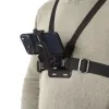 Cinghia pettorale per fotocamera HAMA 00004567 per action cam (compatibile GoPro), nero, supporto pettorale regolabile