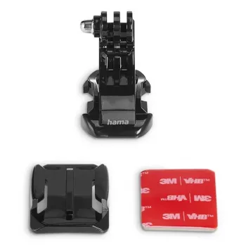 Supporto passivo HAMA 00004571 per action camera — supporto casco/testa, nero