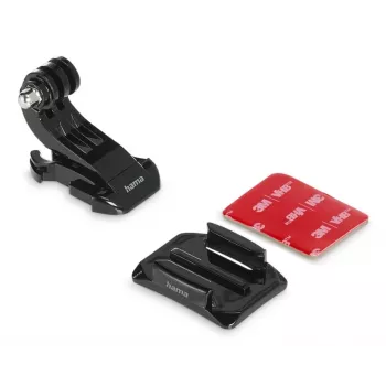 Supporto passivo HAMA 00004571 per action camera — supporto casco/testa, nero