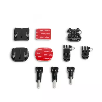 Supporto HAMA 00004572 per action camera nero — supporto laterale per casco con braccio orientabile