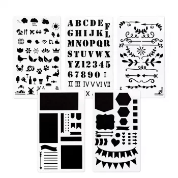 Hama 00007743 stencil bianco plastica stencil artistico
