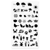 Hama 00007743 stencil bianco plastica stencil artistico