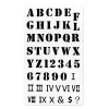 Hama 00007743 stencil bianco plastica stencil artistico