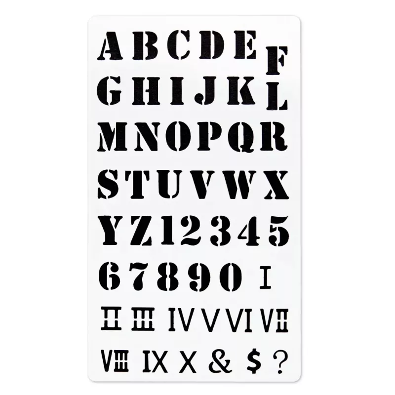 Hama 00007743 stencil bianco plastica stencil artistico