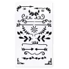 Hama 00007743 stencil bianco plastica stencil artistico