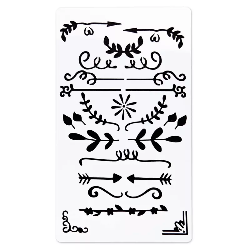 Hama 00007743 stencil bianco plastica stencil artistico