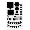 Hama 00007743 stencil bianco plastica stencil artistico