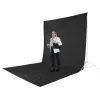 Fondale Hama 00021157 nero cotone 2950 mm x 6000 mm