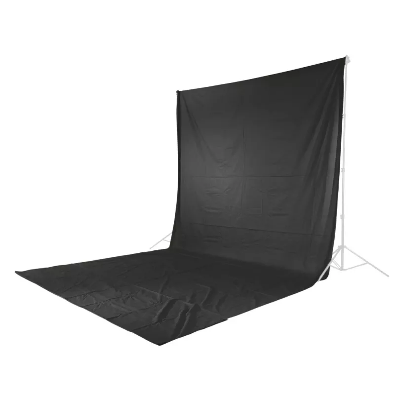 Fondale Hama 00021157 nero cotone 2950 mm x 6000 mm