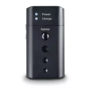 Caricabatterie HAMA 00081390 per batterie di fotocamere digitali — USB, compatibile Li‑Ion e NiMH, ingresso 5 V