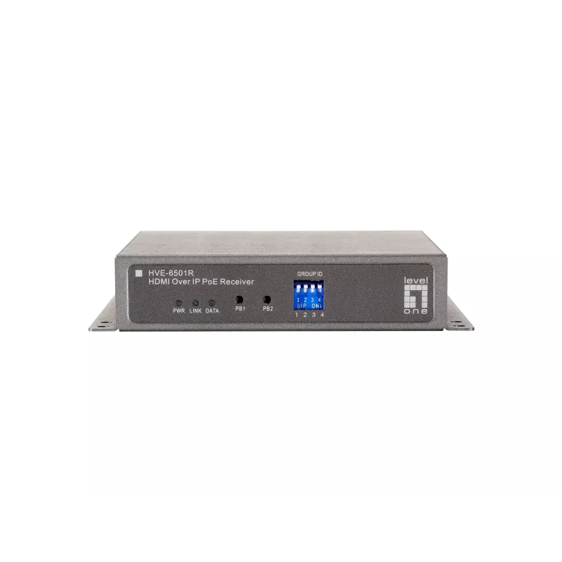 Ricevitore HDMI over IP PoE LevelOne, 1920 x 1080 pixel, ricevitore AV, grigio, HDCP