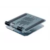 Supporto multimediale per tablet CONCEPTRONIC THANA09G — supporto pieghevole orientabile, base girevole a 360°, regolabile in altezza, grigio, 150×110×40 mm