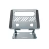 Supporto per laptop CONCEPTRONIC THANA10G — pieghevole in alluminio, regolabile in altezza, grigio, 240×220×50 mm