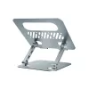 Supporto per laptop CONCEPTRONIC THANA10G — pieghevole in alluminio, regolabile in altezza, grigio, 240×220×50 mm