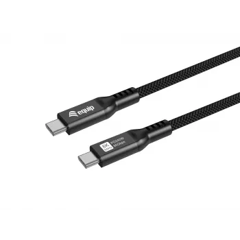 Cavo USB4 Gen 4x2 C-C EQUIP 1,2 m, 80 Gbit/s, PD240W, 8K@60Hz, nero