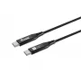 Cavo USB 4 ultra sottile C-C Equip, 1,2 m, PD240W, 4K/60Hz, 40 Gbps, nero