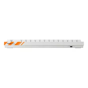Tastiera meccanica da gaming Cherry K5 Pro TMR Compact — 65% con filo USB, QWERTZ, RGB, arancione/bianco